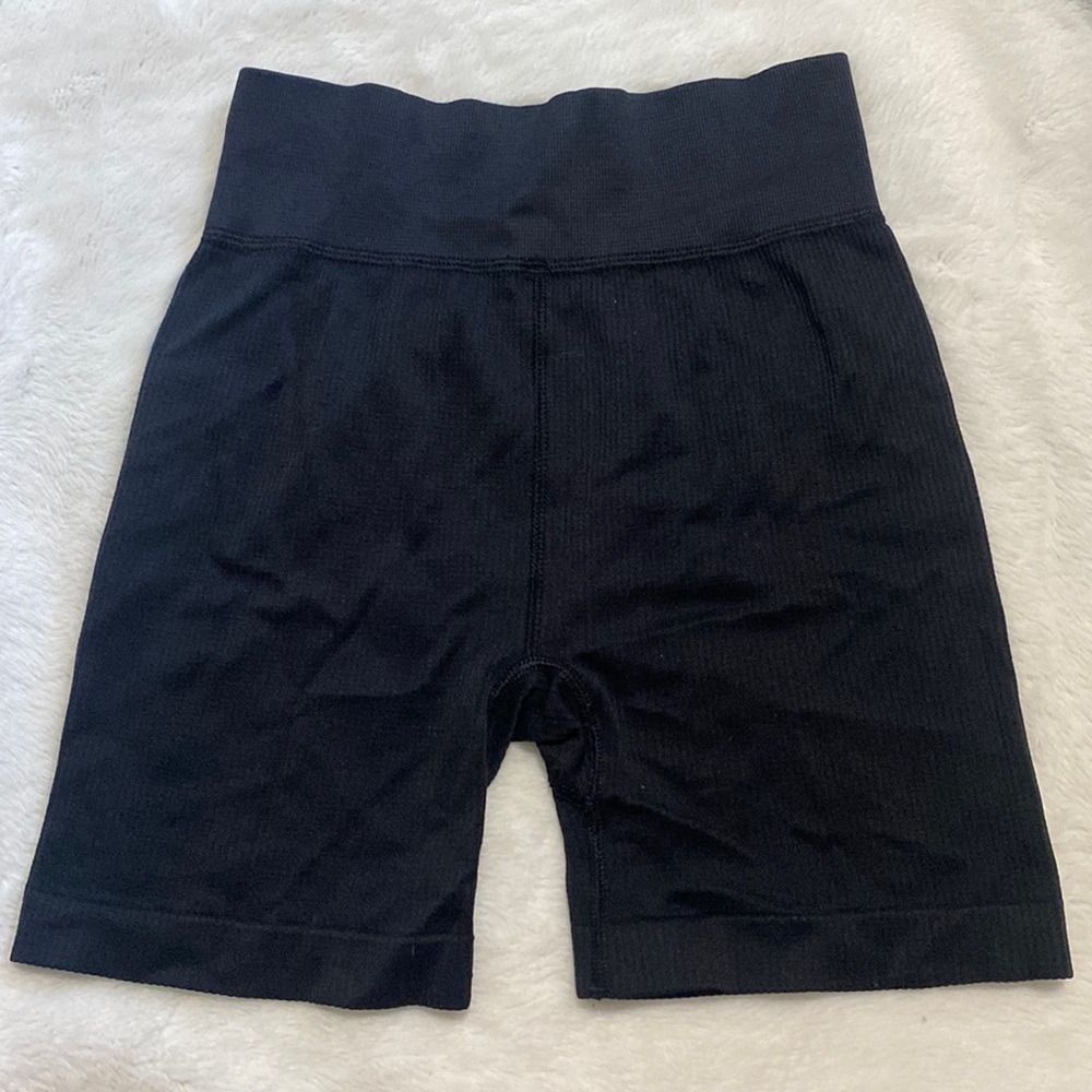 SO ribbed bike shorts black xs
